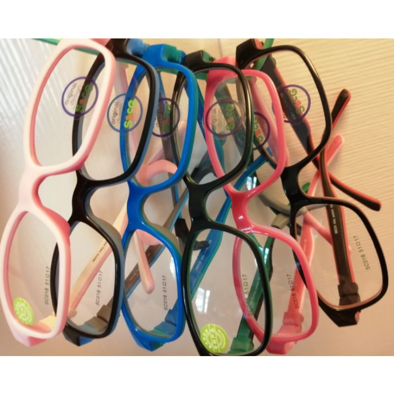 (พร้อมส่ง)แว่นตาเด็ก SECG 126มม. SC018 (10-15ปี)