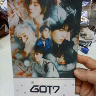 สมุดพร้อมส้ง ลายgot7 ปกดป็นภาพทีมgot7สวยน่ารัก ราคาโดนๆ