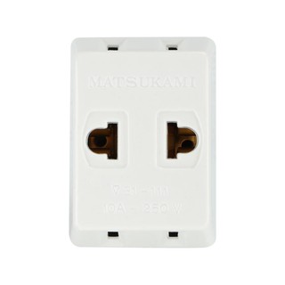 ปลั๊กลอย HATASHI V31-111 SURFACE WALL PLUG HATASHI V31-111