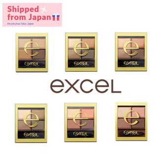 EXCEL Skinny Rich Shadow พาเลตต์อายเเชโดว์ 4 สี สำหรับแต่งหน้า