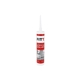 อะคริลิกซีลแลนท์ FITT 280 มล. สีขาว | FITT | ACRYLIC FITT WH วัสดุประสานและอุดรอยรั่ว เคมีภัณฑ์ก่อสร้าง ต่อเติมซ่อมแซมบ้