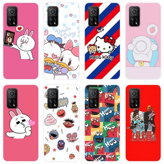 เคสสำหรับ Xiaomi Mi 10T Pro Case Silicone Back Cover Soft Casing Xiaomi Mi10T 10TPro 2020 cartoon TPU เคส