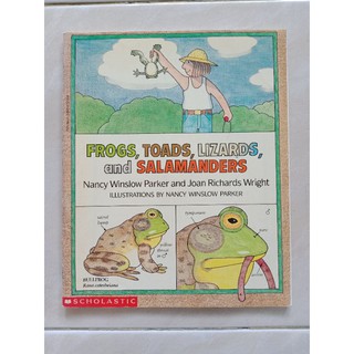 Frogs,Toads,Lizards, and Salamanders หนังสือปกอ่อน มือสอง  จัดส่งหนังสือเฉพาะวันจันทร์