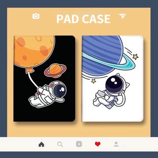 เคสไอแพด เคสiPad นักบินอวกาศ จรวดการ์ตูน Cute for iPad case compatible for 10.2 Gen7/8/9 iPad 10.5Air3/iPad9.7Air1-2gen5-6/Pad 2017-2018/pad mini 1/2/3/4/5
