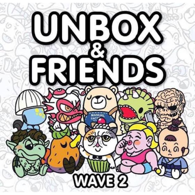 [🌈พร้อมส่ง☀️ระบุตัว]Unbox and Friends wave2