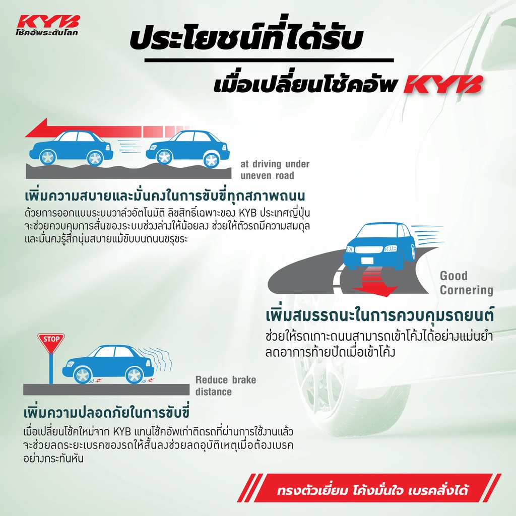 KYB โช้คอัพ Mitsubishi cyclone strada l200 l300 ไซโคลน สตราด้า ปี 1989-2004 premium oil โช้คน้ำมัน - รูปที่ 3