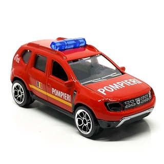 Majorette Dacia Duster - Stripe Side - Pompieri Romania - Red Color /Wheels 5HC /scale 1/64 (3 inches) no Package