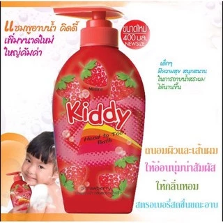 ครีมอาบนำ้และแชมพูคิดดี้มิสทินขนาด400มล