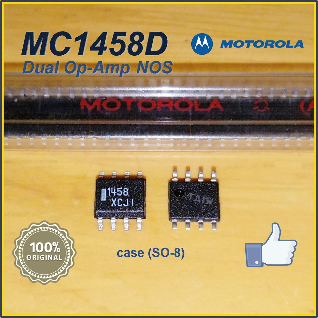 MC1458D  MC1458  ( 1458 ) Motorola High-Performance Dual Op-amp NOS