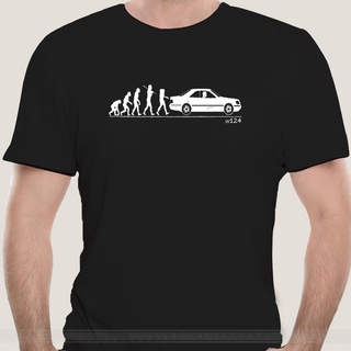 เสื้อยืด พิมพ์ลาย Evolution Of Man Clic W124 Coupe 2022 คุณภาพสูง สําหรับผู้ชายS-5XL