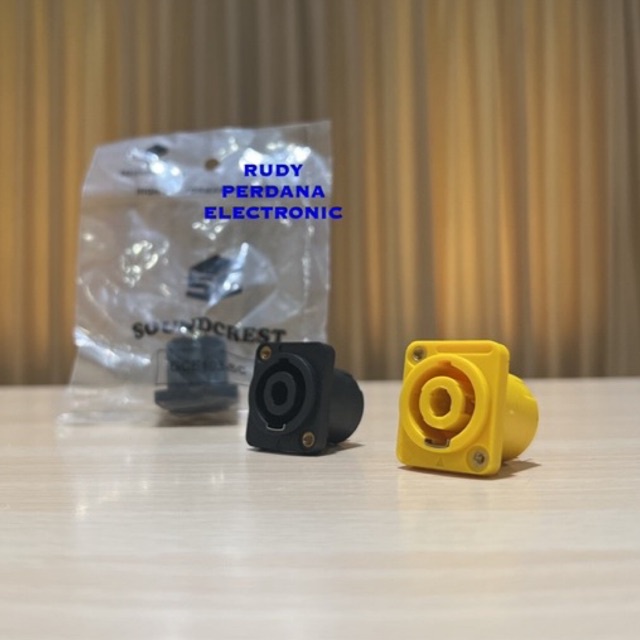 Speakon SOCKET SOCKET SPIKON 4 PIN SOUNDCREST BOLT BOX GCE103-SC