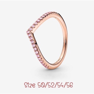 Pandora rose ring แหวนหัวใจโรส wish