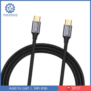 [Koolsoo2] สายเคเบิ้ล Usb C To Usb C 100W, Usb 3.1 Type C Gen 2 10Gbps สายเคเบิ้ลถ่ายโอนข้อมูลสายชาร์จเร็ว Pd