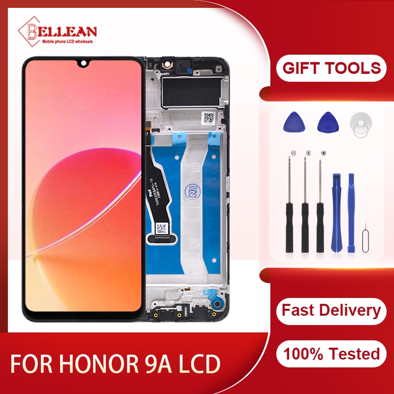 New 1Pcs Replacement For Honor 9A Lcd Touch Screen Digitizer Assembly For Huawei Y6P 2020 Display Fr