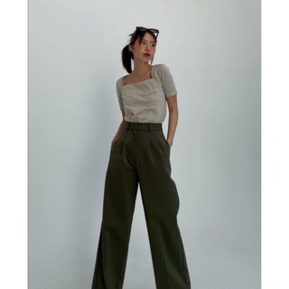 Pur New Casa Pants +  Square top short-sleeve