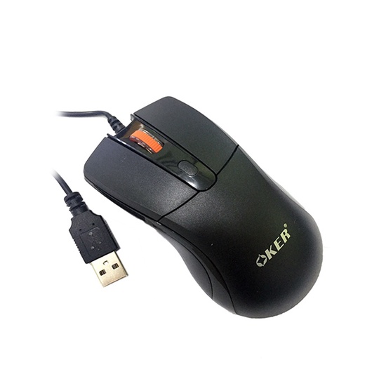 OKER L7-320 USB Optical Mouse เมาส์ ยูเอสบี 1200 dip