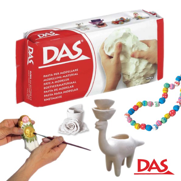ดินปั้นสีขาว (DAS Air Dry Modelling Clay : White)