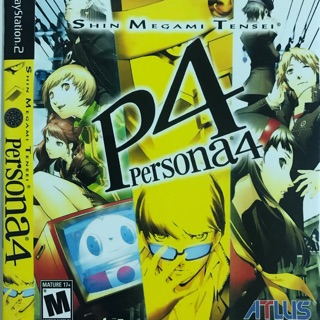 แผ่นเกมส์ ps2 Persona 4