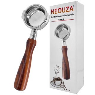 Neouza เครื่องชงกาแฟ สเตนเลส 304 58 มม. สําหรับเครื่องชงกาแฟ Gemilai Milesto E61 La Mazocco NUOVA Breville 9 Series NUOVA