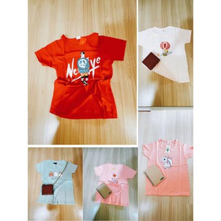 [พร้อมส่ง]เสื้อยืดเด็กคุณหนู ลายสดใสสีน่ารัก งานสวยใส่สบาย