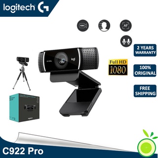 กล้องเว็บแคม Logitech C922 Pro Hd 1080P ไมโครโฟนในตัว