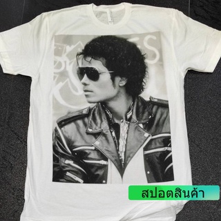 เสื้อยืดอินเทรนด์ [COD] เสื้อยืดวง MJ Michel Jackson  ลิขสิทธิ์แท้