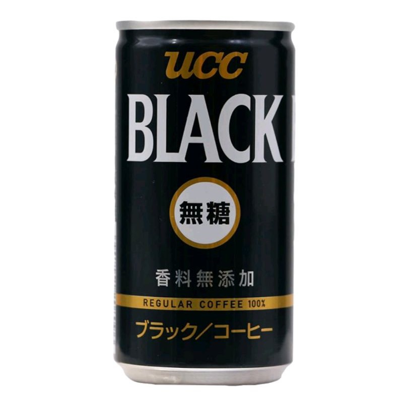 กาแฟดำปรุงสำเร็จ ไม่ผสมน้ำตาล UCC Black Coffee Non Sugar Can 185ml