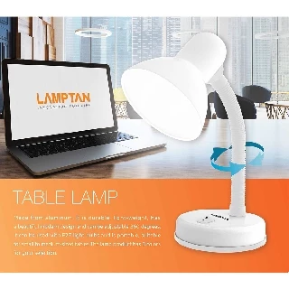 Lamptan โคมไฟตั้งโต๊ะ V1 3สี (พร้อมหลอดLED 3W 4W 5W 7W) หมุนได้ โคมไฟ โคมไฟอ่านหนังสือ Desk Lamps Table Lamp โคมตั้งโต๊ะ