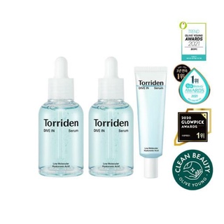 [พร้อมส่ง]TORRIDEN Dive In Serum 50ml แพ็คเกจใหม่ (Hyaluronic Acid + D Panthenol) เซรั่มไฮยารูรอน