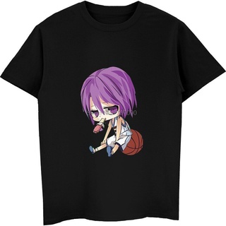 เสื้อยืด พิมพ์ลายการ์ตูน Kuroko No Bke Kuroko Tetsuya Midorima Murasakibara น่ารัก สไตล์ฮิปฮอป แฟชั่นสําหรับผู้ชายSize S