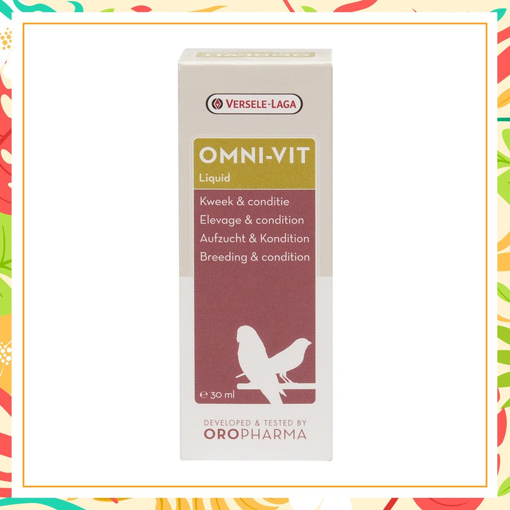 Omni vit วิตามินบำรุงและคลายเครียดนก 30 ml