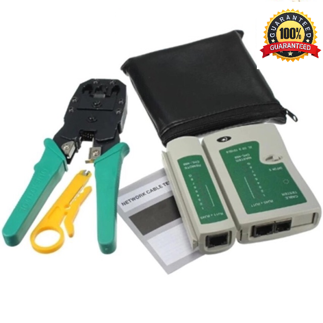 คีมเข้าหัวแลน 2in 1 เป็นชุด tester remote test tools utp