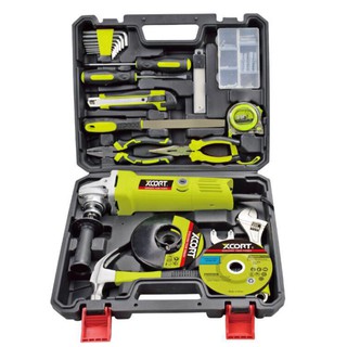 Xcort เซทหินเจียร์ 750W. Angle Grinder+Tools set