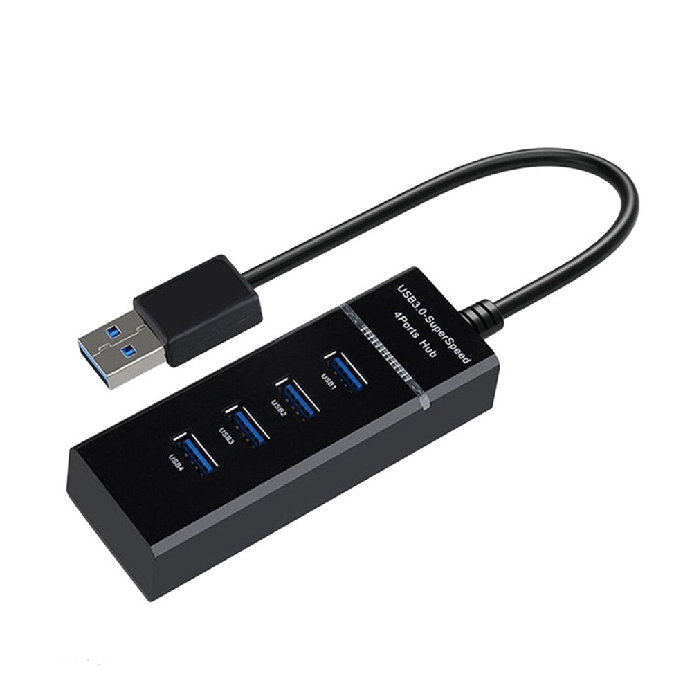 USB ความเร็วสูง 4 พอร์ตฮับ USB 3.0 USB HUB Adapter สำหรับ PC แล็ปท็อปอุปกรณ์เสริมคอมพิวเตอร์