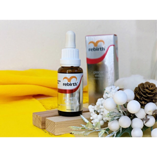 Rebirth Placenta Extract  Concentrate Skin Serum รกแกะสกัดเข้มข้นถึง 45% (ไม่แท้ยินดีคืนเงินค่ะ) #Re