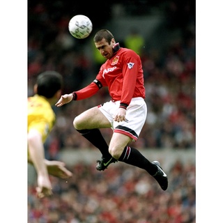 โปสเตอร์ เอริก ก็องโตนา Eric Cantona Manchester United แมนเชสเตอร์ยูไนเต็ด Manu MUFC แมนยู Red Devils Poster ฟุตบอล