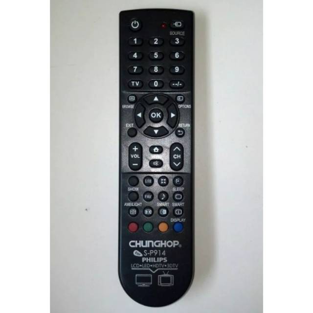 PHILIPS SMART TV MULTI/UNIVERSAL LCD LED TV REMOTE