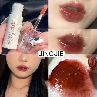 【JINGJIE】MENGXIDUO ลิปกลอส 3D ติดทนนาน กันน้ํา กลิ่นผลไม้