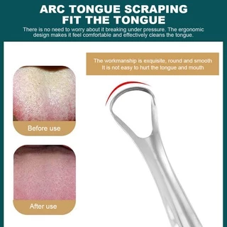 และ ฝ้าขาวบนลิ้น ที่กวาดลิ้น​ ​ที่ทำความสะอาดลิ้น​ Tongue Cleaner