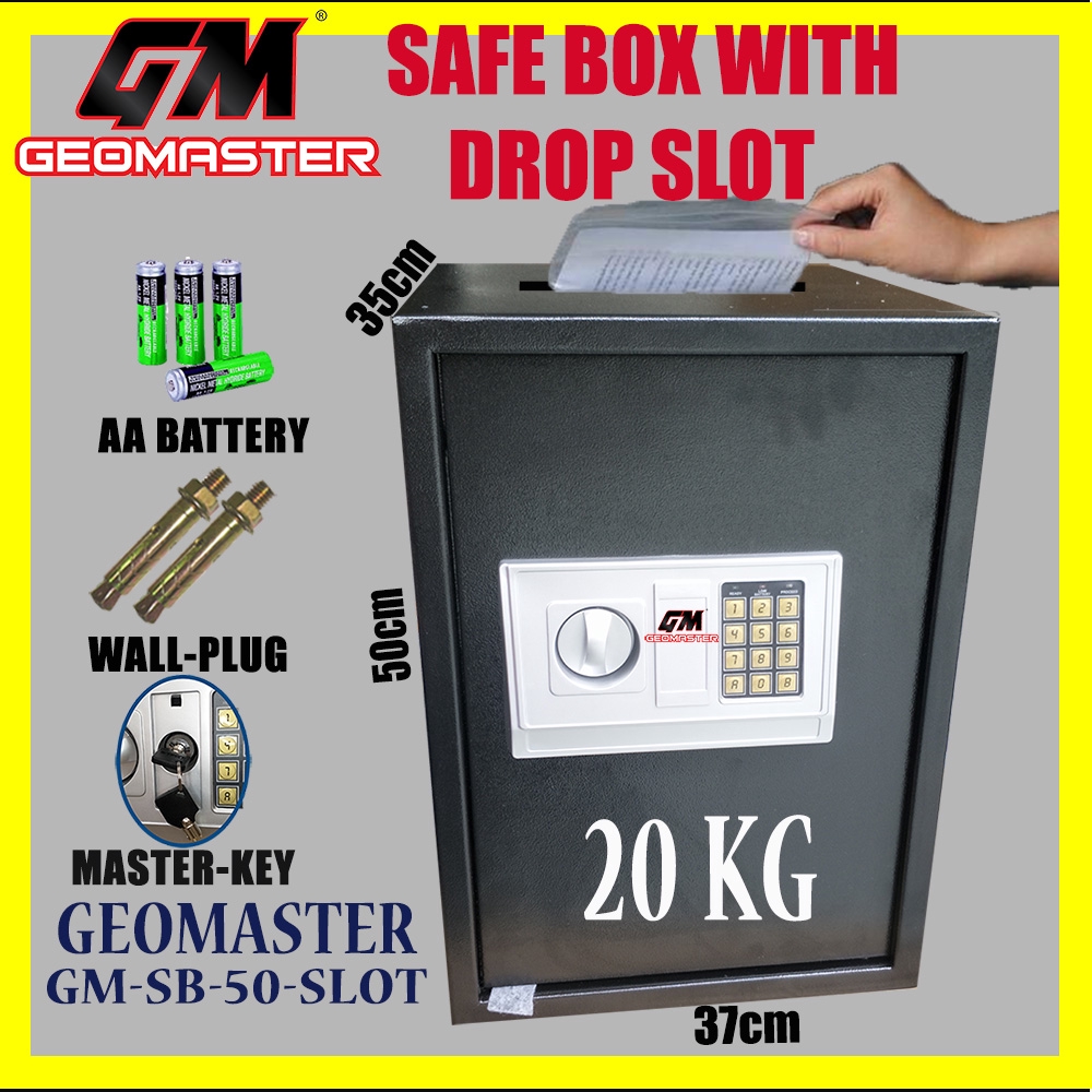 GM-50 Drop Slot Deposit Safe Box /กล่องนิรภัย GM50-DS (หนา)