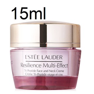 Estee Lauder Resilience Multi-Effect Tri-Peptide Face And Neck Day Creme 15ml (Travel Size)