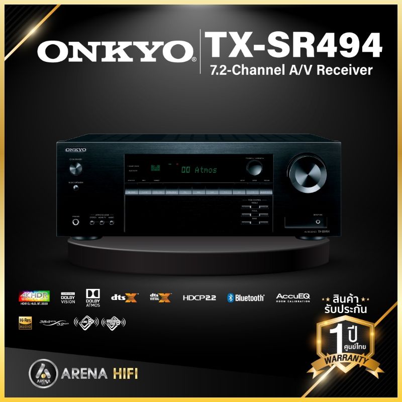 ONKYO : TX-SR4947.2-Channel A/V Receiver TXSR494 SR494