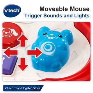 VTech แล็ปท็อปเด็ก ของเล่นพัฒนาการแรกเริ่ม เพลง อิเล็กทรอนิกส์ 80-191200 Laptop