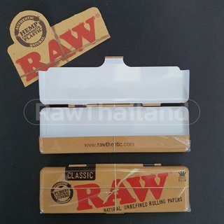 (ของแท้100% ส่งไว)เคสเหล็กใส่กระดาษ RAW Classic King Size Slim Tin Case จัดเก็บง่าย พกพาสะดวก วัสดุแข็งแรงทนทาน