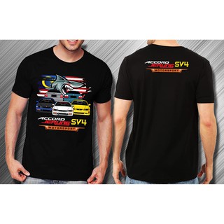 ขายดี เสื้อยืดแขนสั้น พิมพ์ลาย HONDA Accord SV4 Motorsports * D1 สําหรับผู้ชาย