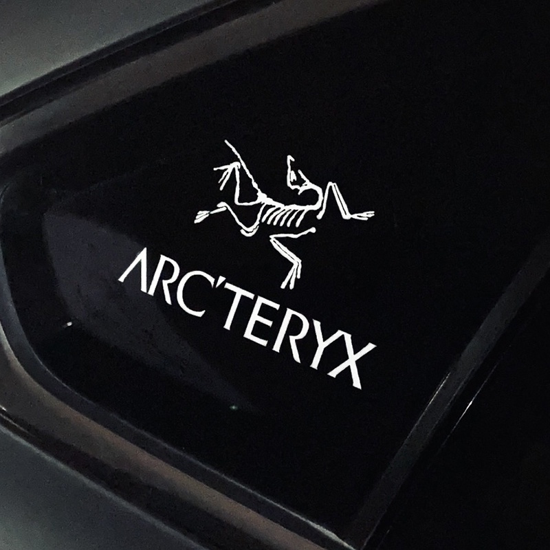 พีเอ527.สติ๊กเกอร์สะท้อนแสง ARCTERYX สติ๊กเกอร์ติดรถ ตัวรถ สติ๊กเกอร์ติดกระจกหน้ารถด้านหลัง กันน้ําก