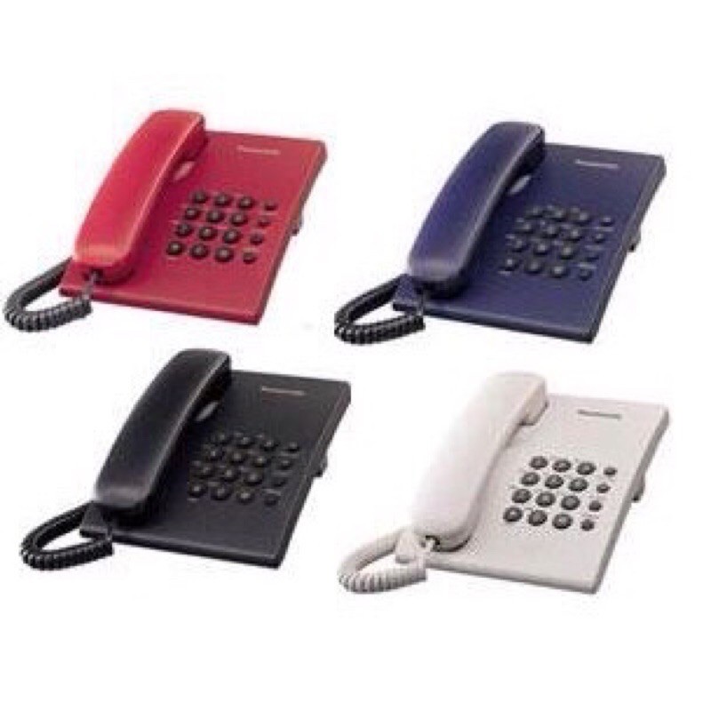 Panasonic โทรศัพท์บ้าน โทรศัพท์มีสาย โทรศัพท์สำนักงาน รุ่น KX-TS500 เครื่องโทรศัพท์บ้าน รุ่น kx-ts50