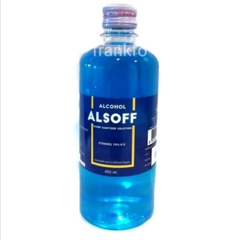แอลกอฮอล์  Alsoff  70% ขนาด 450 ml