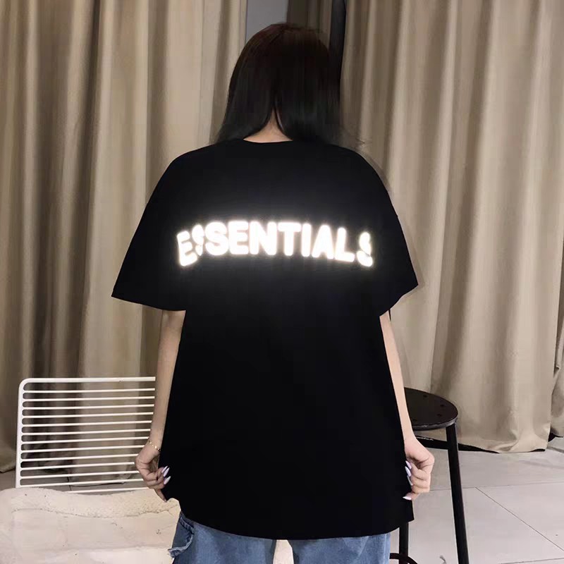 Fear Of God Essential 3mสะท้อนแสงHep Streetwearสบายคู่Tee