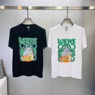 เสื้อยืดแขนสั้น ผ้าฝ้ายแท้ พิมพ์ลายการ์ตูนอนิเมะ Low My Neighbor Totoro Series 22s แฟชั่นฤดูใบไม้ผลิ และฤดูร้อน สําหรับเ